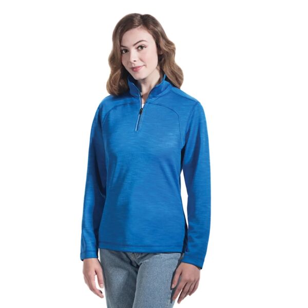 Ladies Interlock 1/4 Zip Pullover Thumbnail