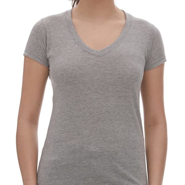 Women's Deluxe Blend V-Neck T-Shirt Thumbnail